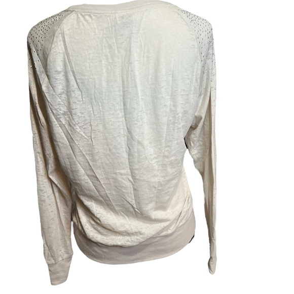 PINK by VS Woman’s Long Sleeved Shirt with Gems on Shoulders Sz XS - Picture 5 of 6
